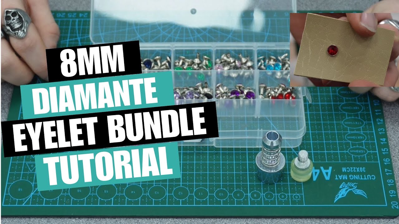 8mm Diamante RIvets Bundle Tutorial