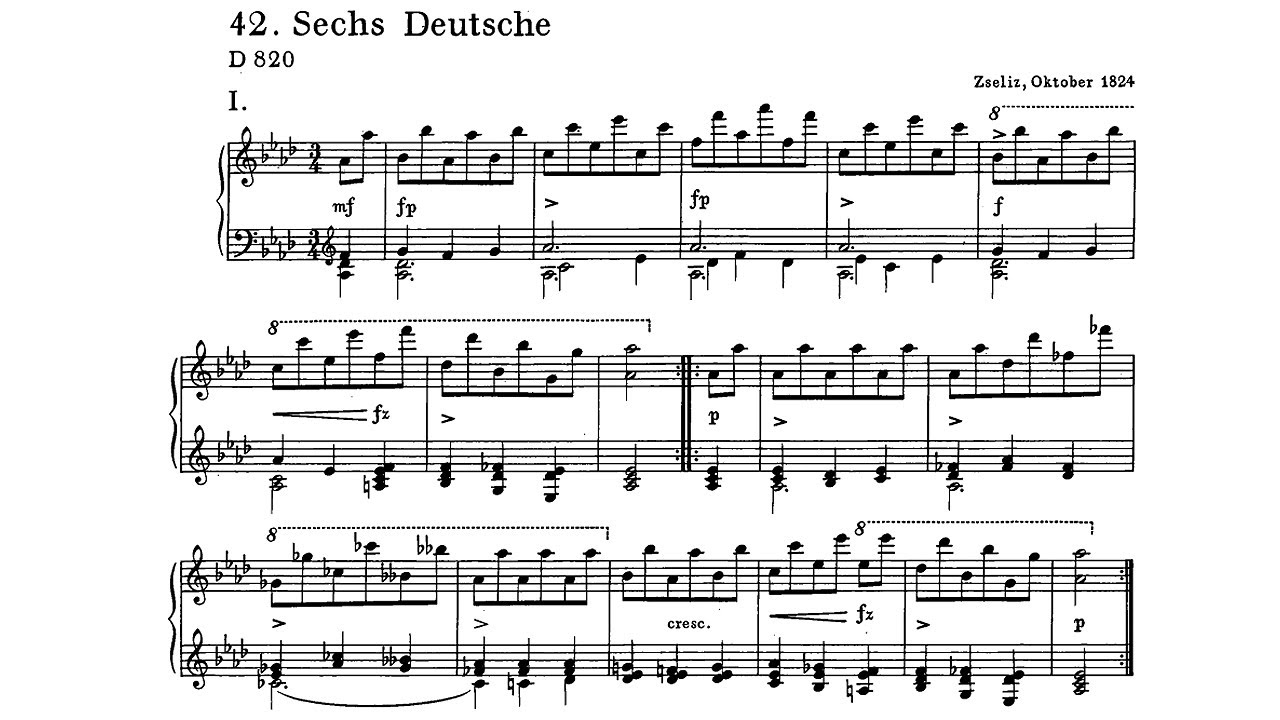 Schubert: Six German Dances D820 - Rosario Marciano, 1971 - SAGA 5407