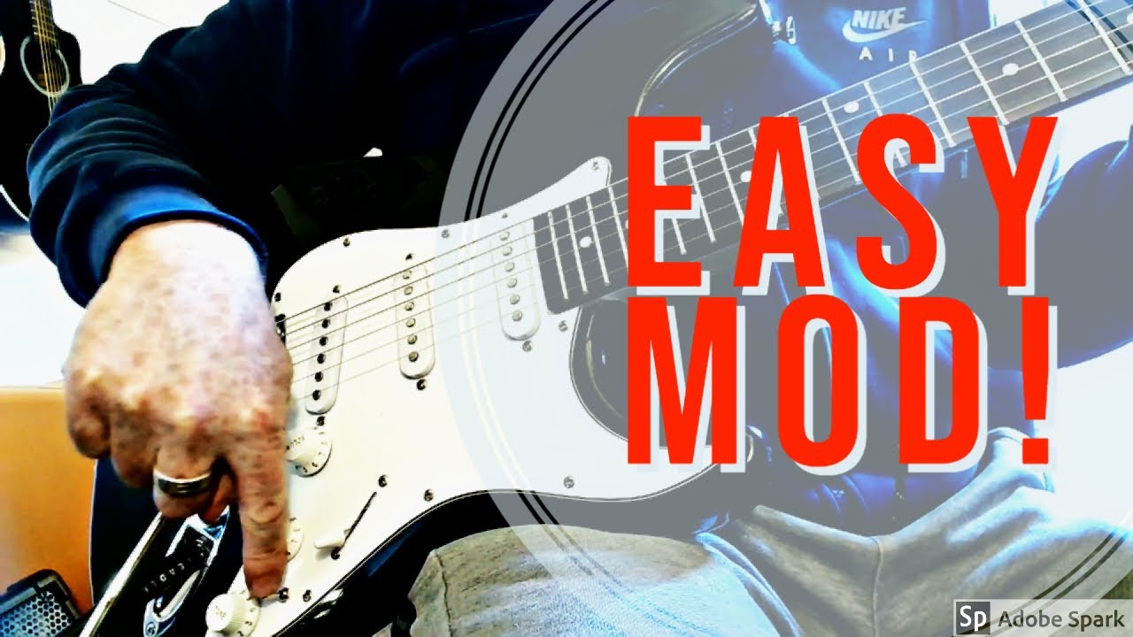 Glarry Stratocaster With 7 Way Switching / Gilmour Mod Wiring