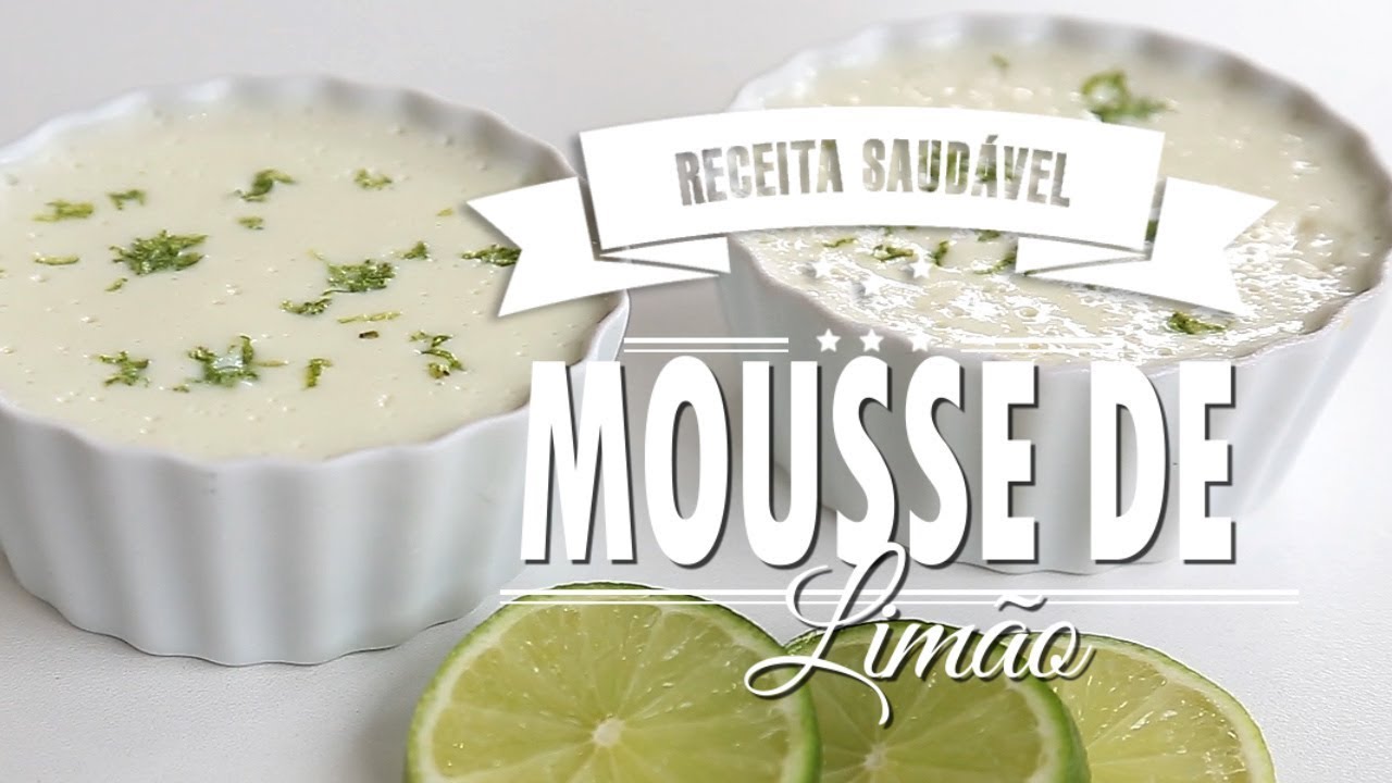 MOUSSE DE LIMÃO  FIT { uma delícia!!! } | Mamãe Vida Saudável #148