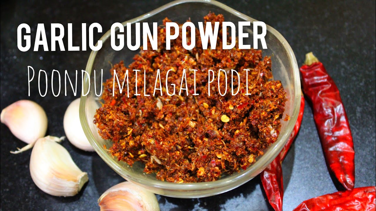 Garlic Gun Powder |Poondu Milagai Podi | Poondu podi