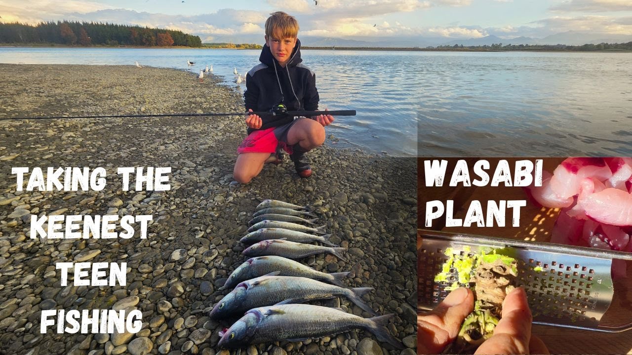 Taking Young Lucas Fishing in Tasman - New Zealand