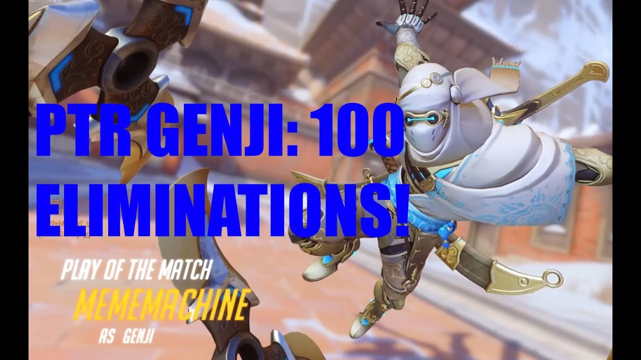 [PTR] 100 ELIMINATIONS GENJI + Ana combo