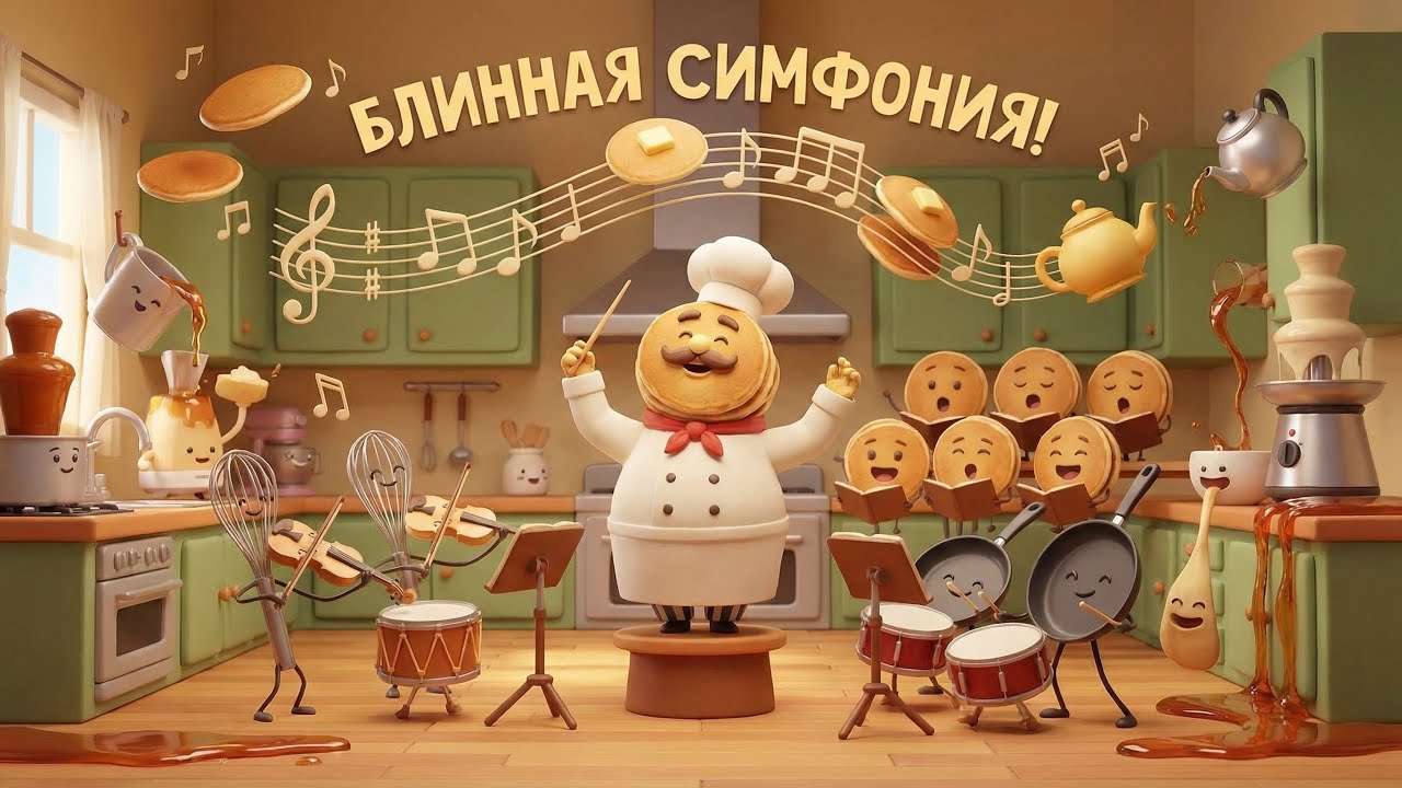 Блинная симфония 🥞 Тёплая звуковая история о том, как на кухне просыпается утро и рождаются блины.