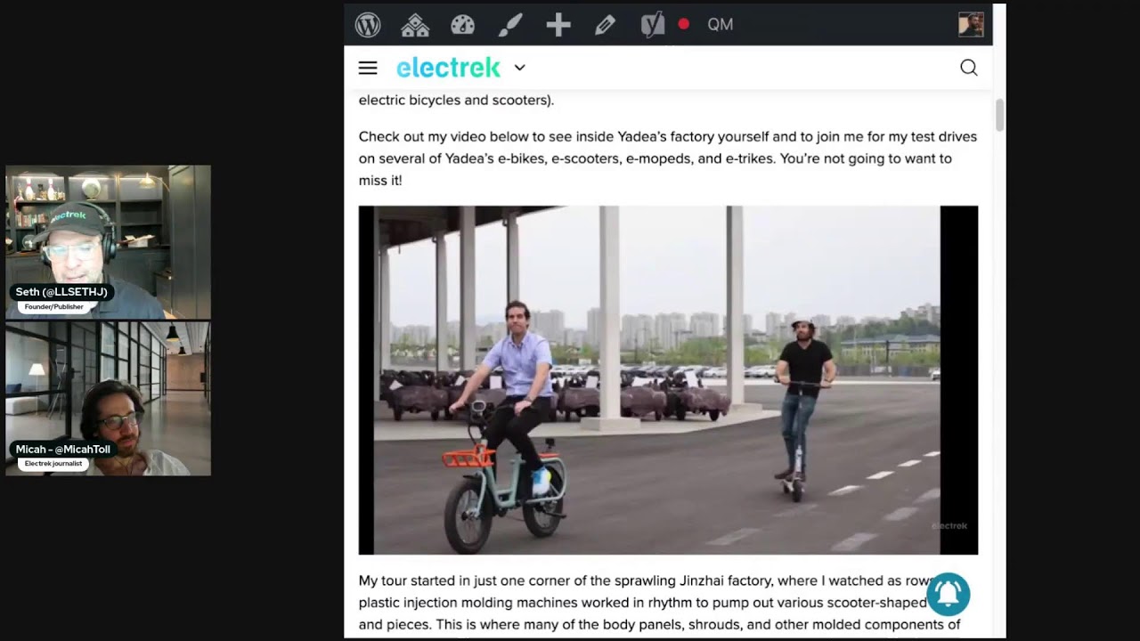 Wheel-E Podcast: New Pedego e-bikes, potted batteries, Yadea visit, more