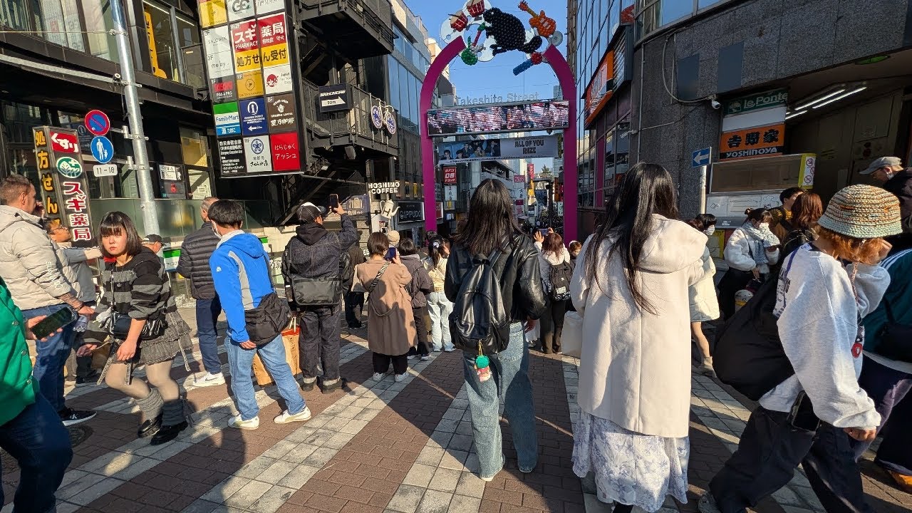 【高画質FHDお散歩ライブカメラ】原宿　竹下通り　表参道　散歩　Harajuku Takeshita Street Omotesando walking【live camera】2026/02/15