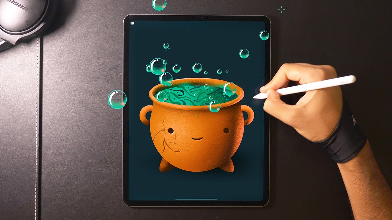 Cauldron - iPad Pro Drawing