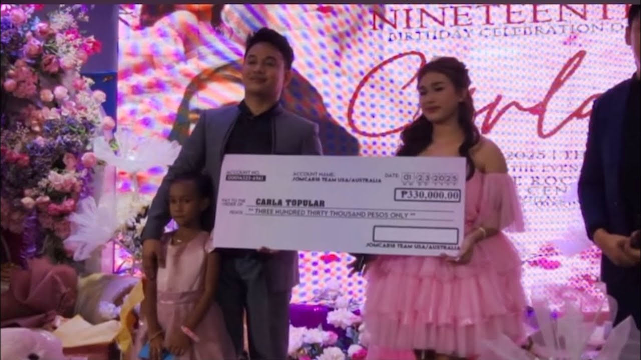 CARLA TOPULAR BIRTHDAY BUMAHA NG MONEY GIFTS FROM SPONSORS 💸💵💰
