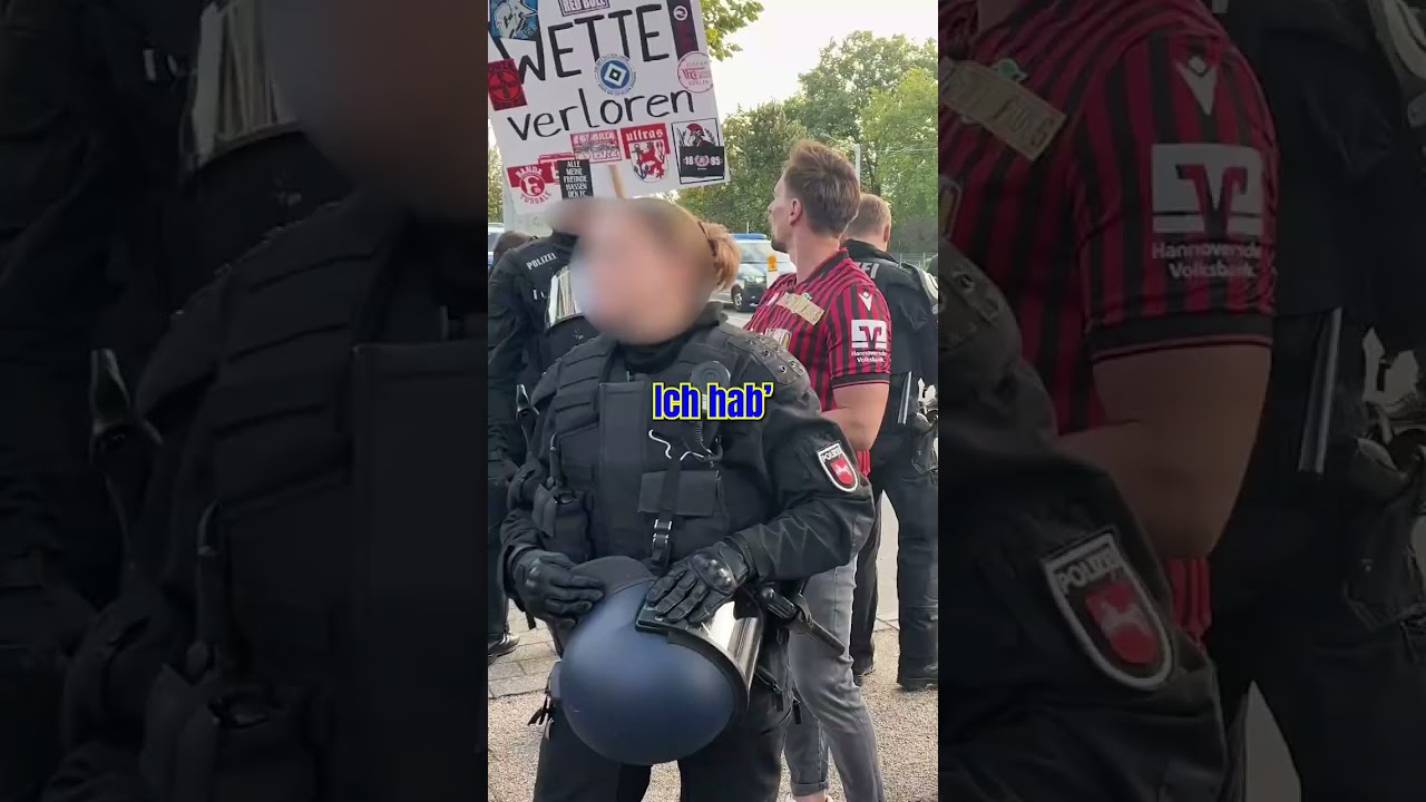Mit Hannover-Trikot in Braunschweig!