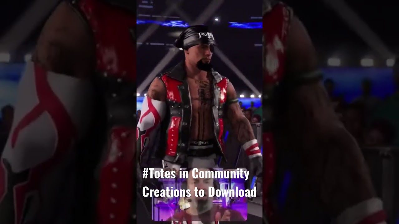 WWE 2k23 CAW Showcase TotesMcGotes01 Brand New Look!!! #shorts