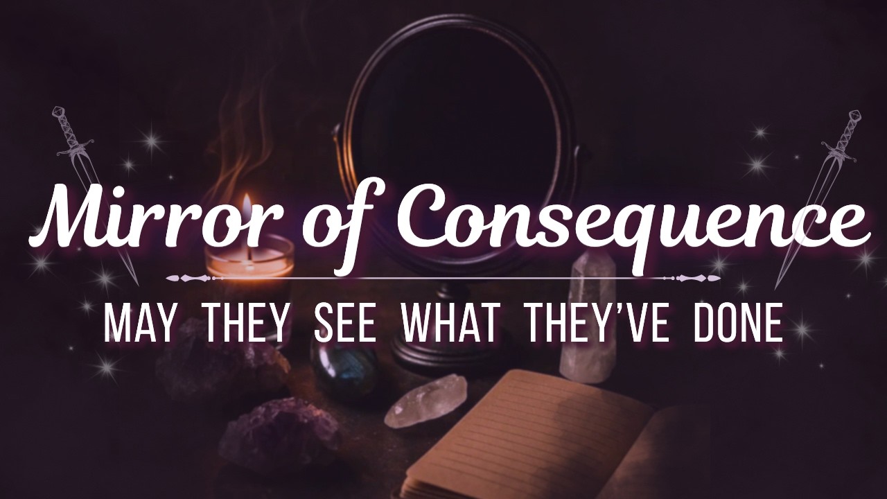 ࣪ ⁺₊☽. Mirror of Consequence  .☾₊⁺| Divine Justice Spell Subliminal