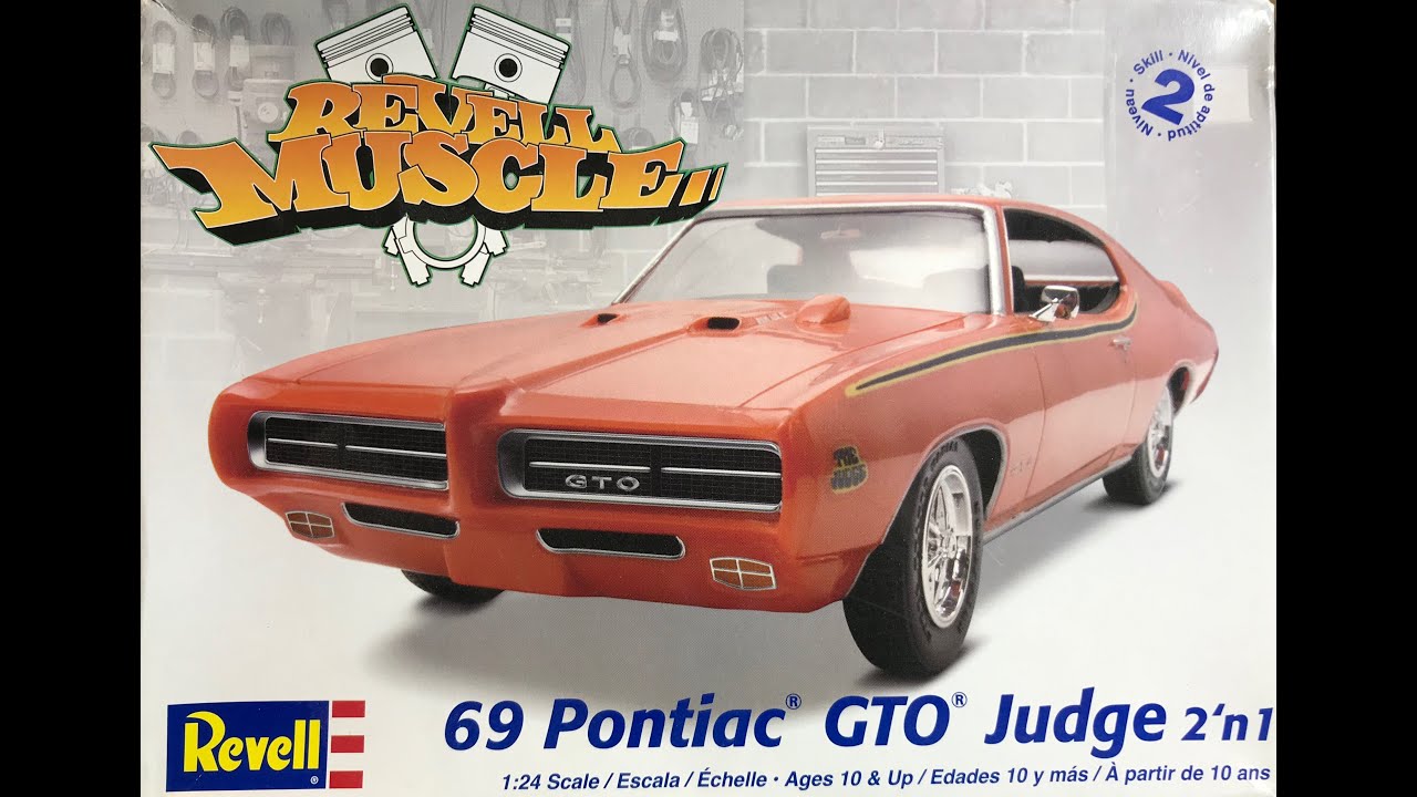 Building the Revell 69 Pontiac GTO Judge 1/24 scale model Part 1