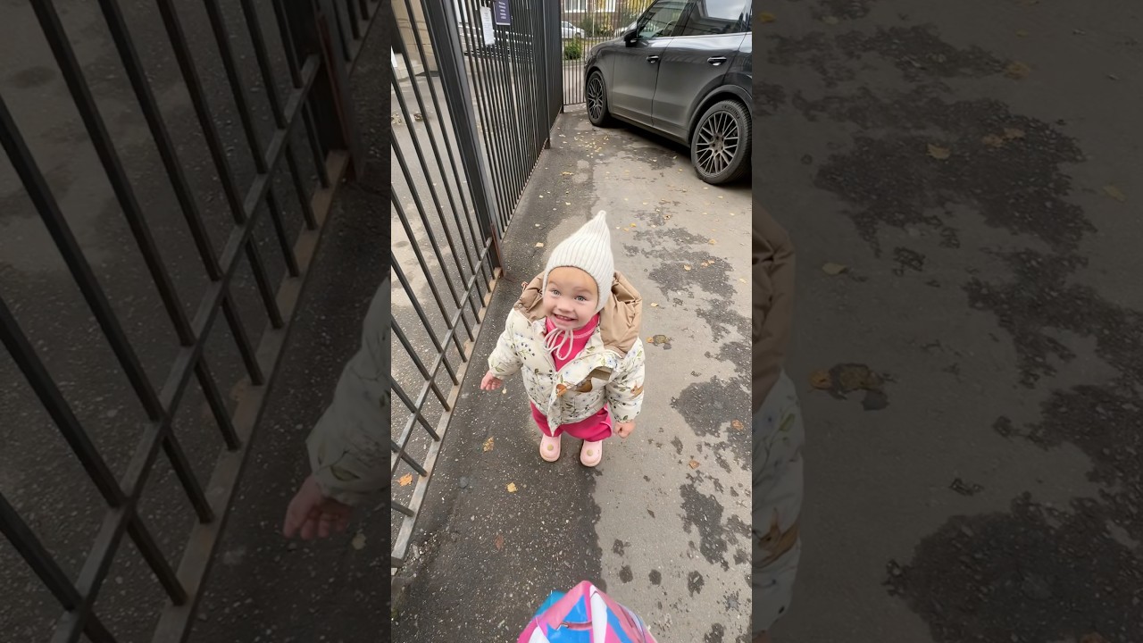 Отвожу Веру в сад ☺️