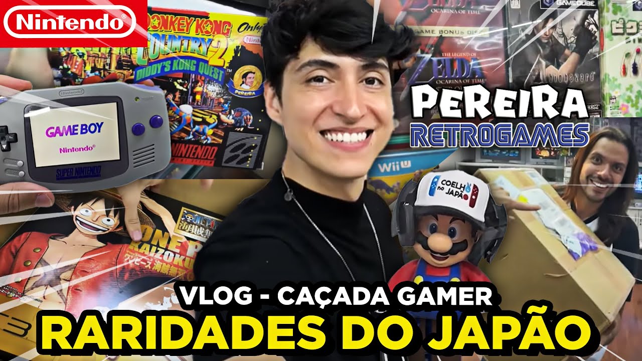 Caçada Gamer de RARIDADES DO JAPÃO no Paraíso Retrogamer em São Paulo! | @pereiraretrogames