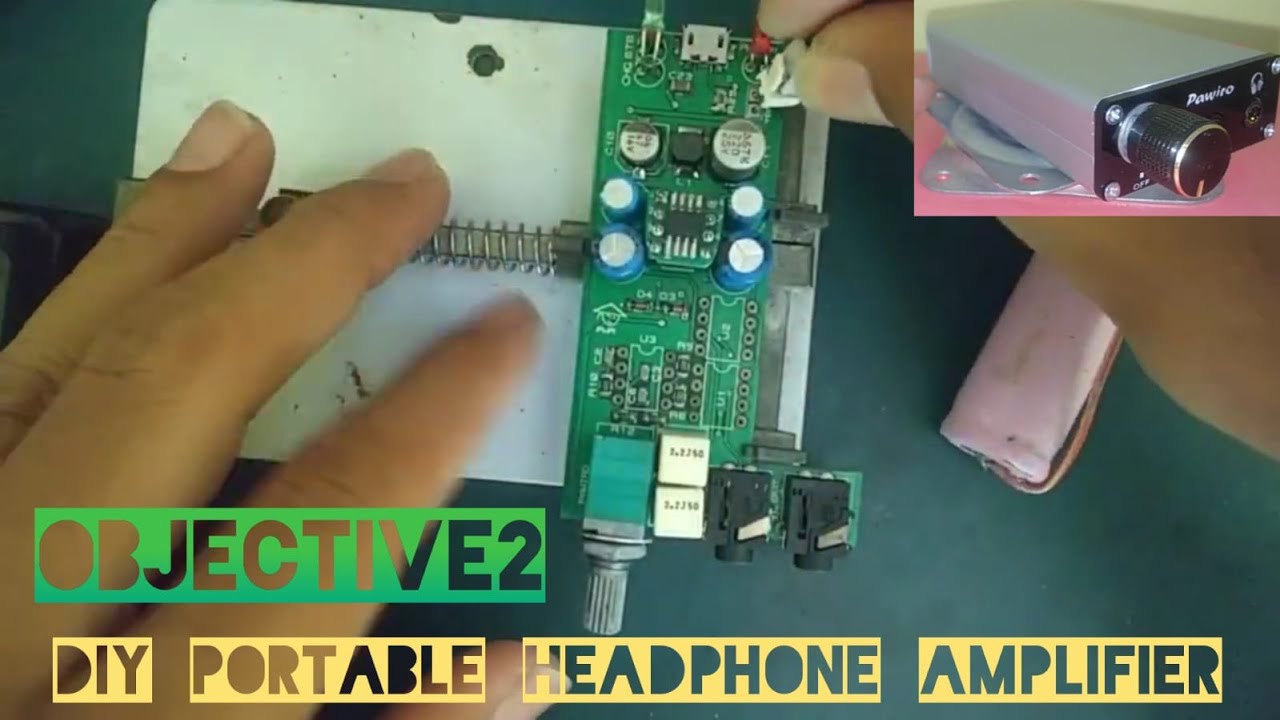 DIY portable headphone amplifier ( O2 objective2 )