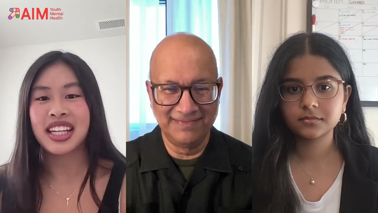 AIM-plified: Youth Voice Meets Expert Insights | AIM Ambassador's Sophie & Sneha with Dr. Joshi