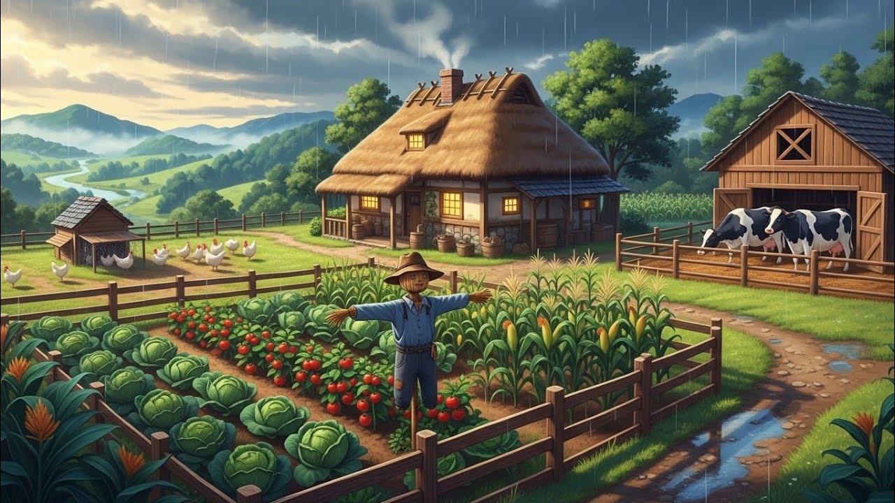 Rainy Morning Magic Cozy Kitchen & Gentle Family Moments 🍃