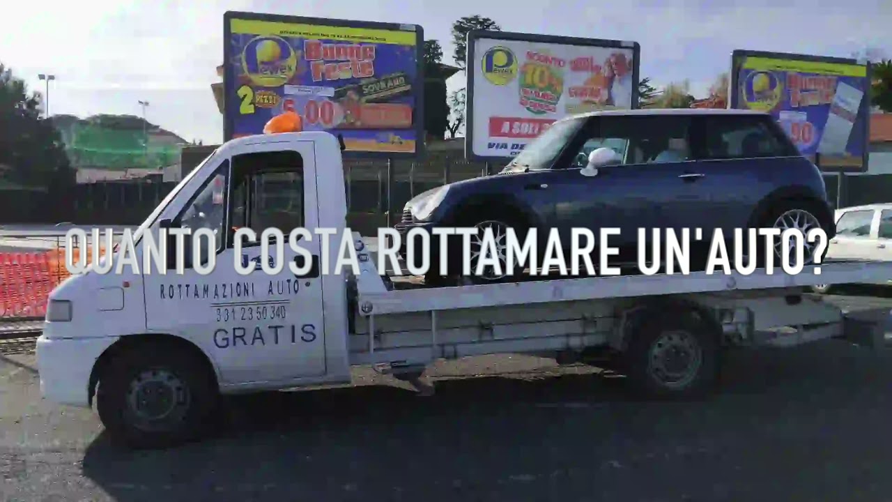 Quanto costa rottamare un'auto?