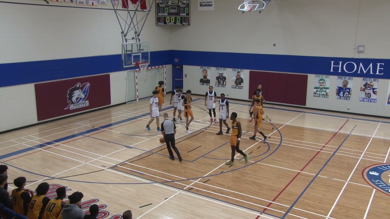 Sturgeon Heights Huskies Varsity boys basketball vs FRC Jan 9 2023