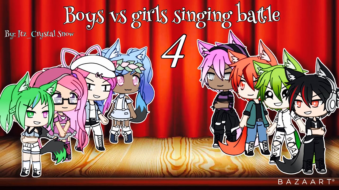 Boys vs girls singing battle //Gacha life// part 4 (5TH YEAR ANNIVERSARY SPECIAL)