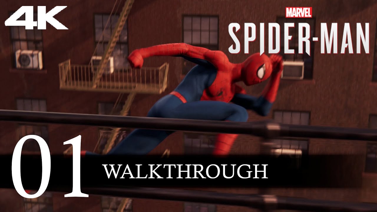 Spider-Man Remastered (2018) PS5 Walkthrough Part 1 (No Commentary/Full Game) 4K