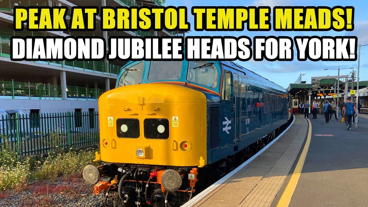 45118 'The Royal Artilleryman' MAKES DEBUT on the 'DIAMOND JUBILEE EXPRESS' at BRISTOL TEMPLE MEADS!