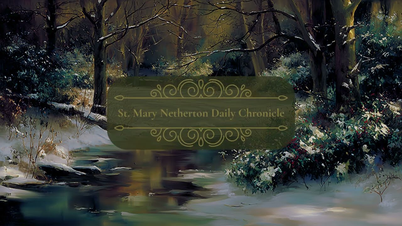 St. Mary Netherton Daily Chronicle - Evening News from the English Countryside (January 4th, 1926)