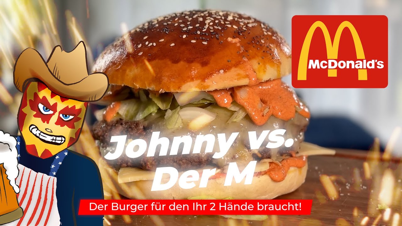 Der M von McDonald's - Johnny vs. Fastfoodkette | Die Grillshow 611  #bbq #foodporn #outdoorcooking