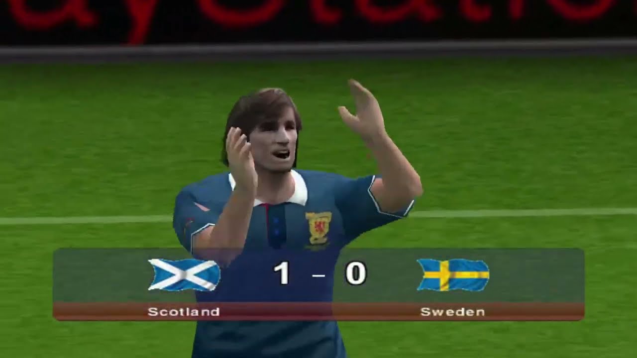 Scotland vs Sweden , Euro , PES 6 2006 , Playstation PS2/PC