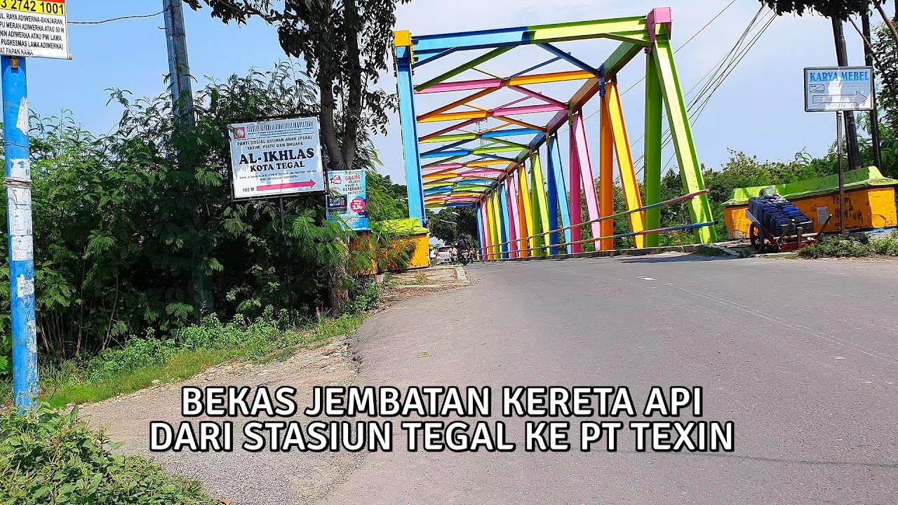 DULU NYA BEKAS JEMBATAN KERETA API | PERCABANGAN REL MATI STASIUN TEGAL - PT TEXIN PART 1