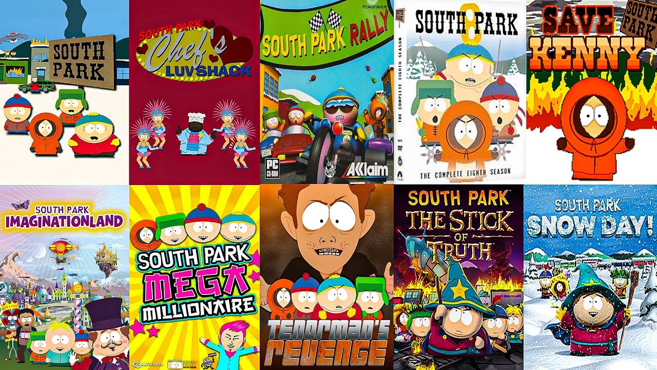 Эволюция игр SOUTH PARK (1998-2024)