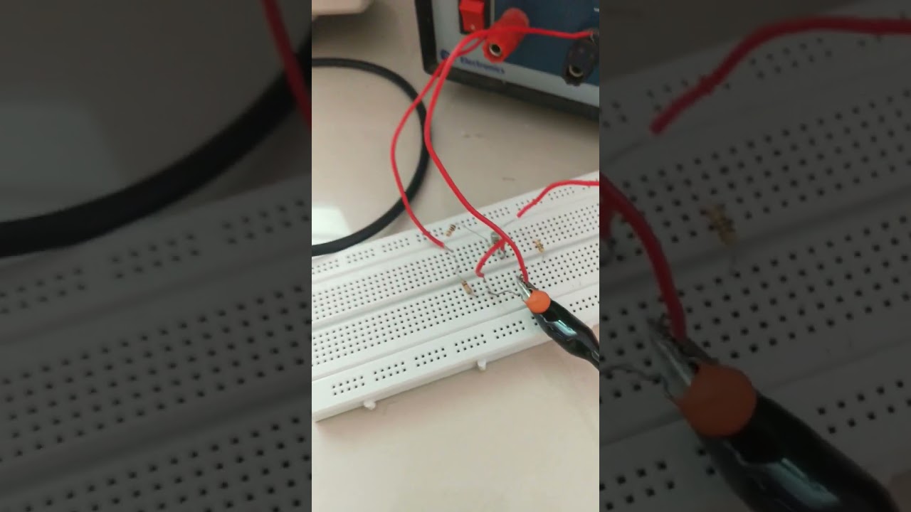 Electronics lab Expmnt👆👆*UJT Relaxation Oscillator