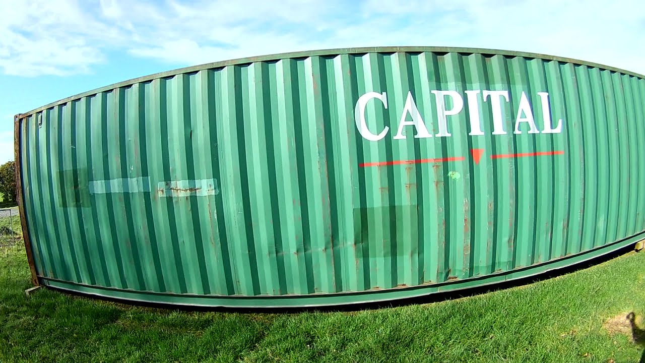 40ft Shipping Container Cabin Conversion. Part 1.