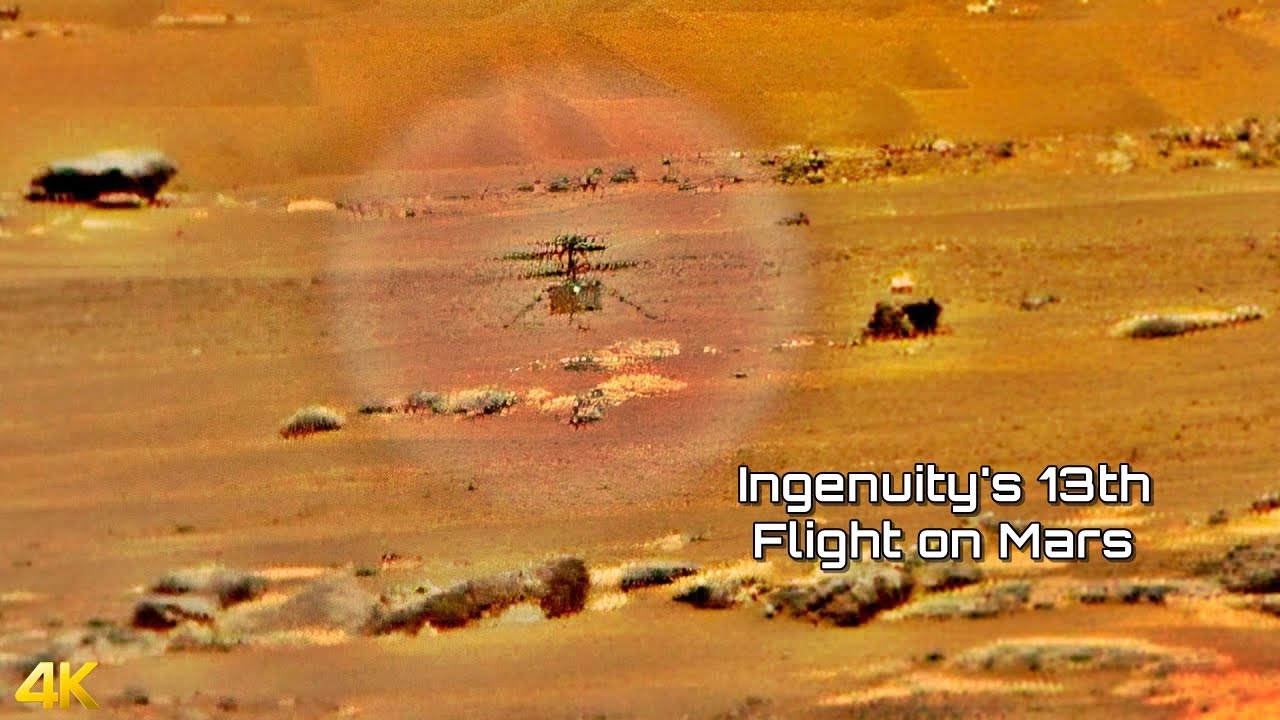 Ingenuity Successfully Completed 13th Flight on Mars | Lucky 13