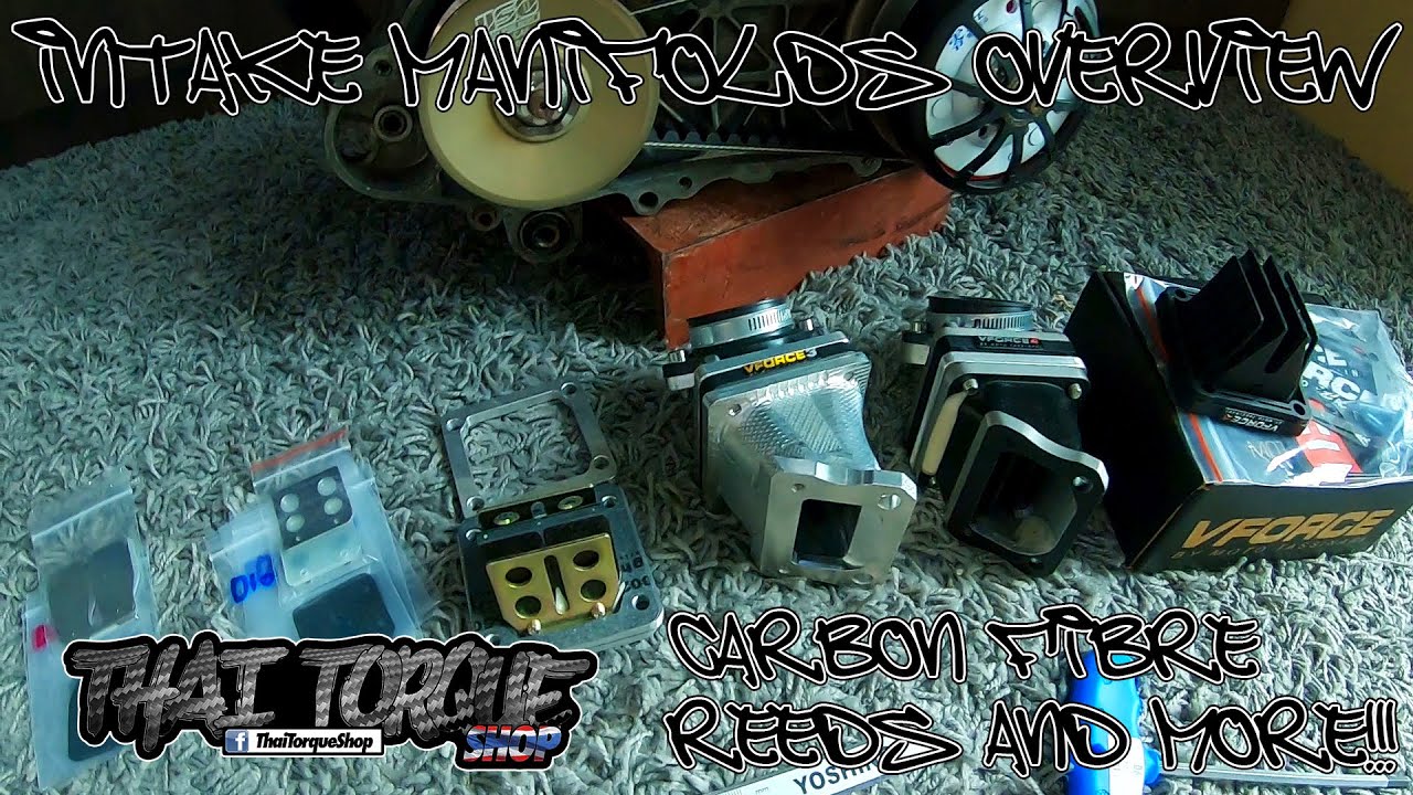 Honda Dio V-Force Intake Manifolds & Carbon Fibre Reeds Overview