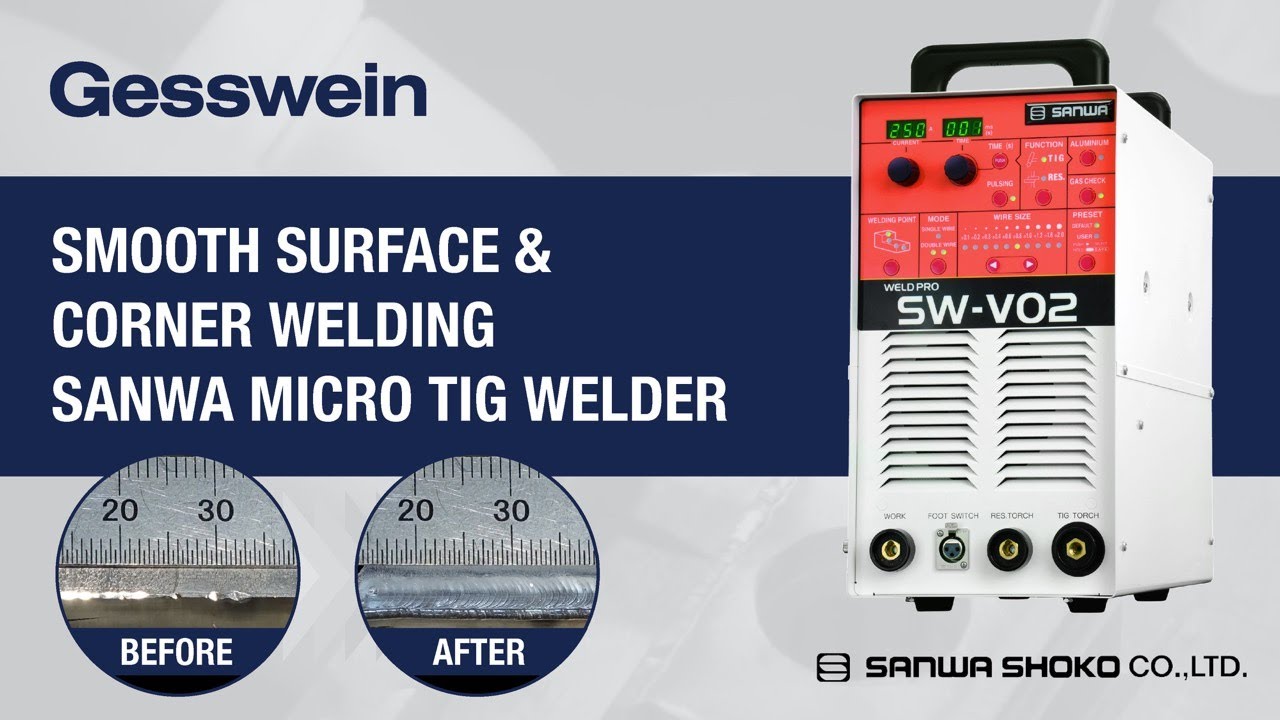 Build Up Welding on the Surface & Corners | Sanwa Micro TIG Welder Demo