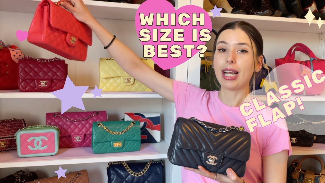 CHANEL RECTANGLE MINI VS SMALL CLASSIC FLAP- choosing your first Chanel bag & SINBONO bag unboxing!