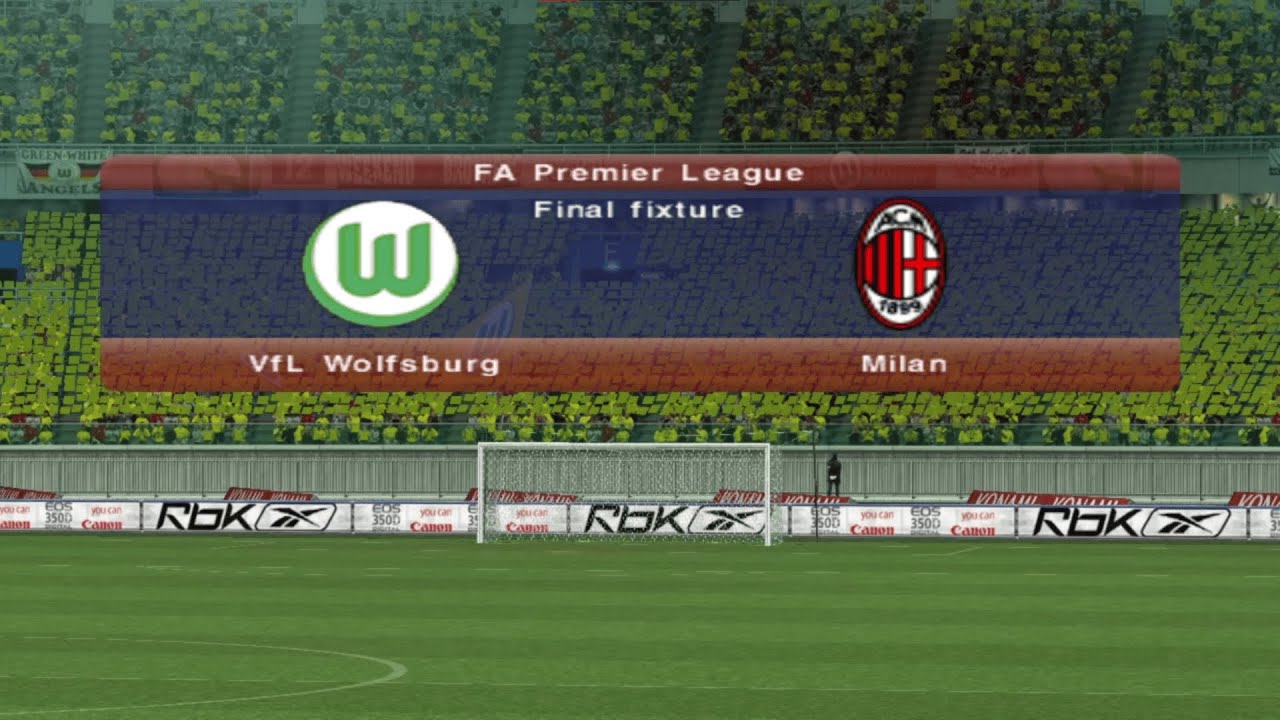 PES 6 - 2004/05 Dreamfinder Patch - Master League - D1 League - VfL Wolfsburg vs Milan