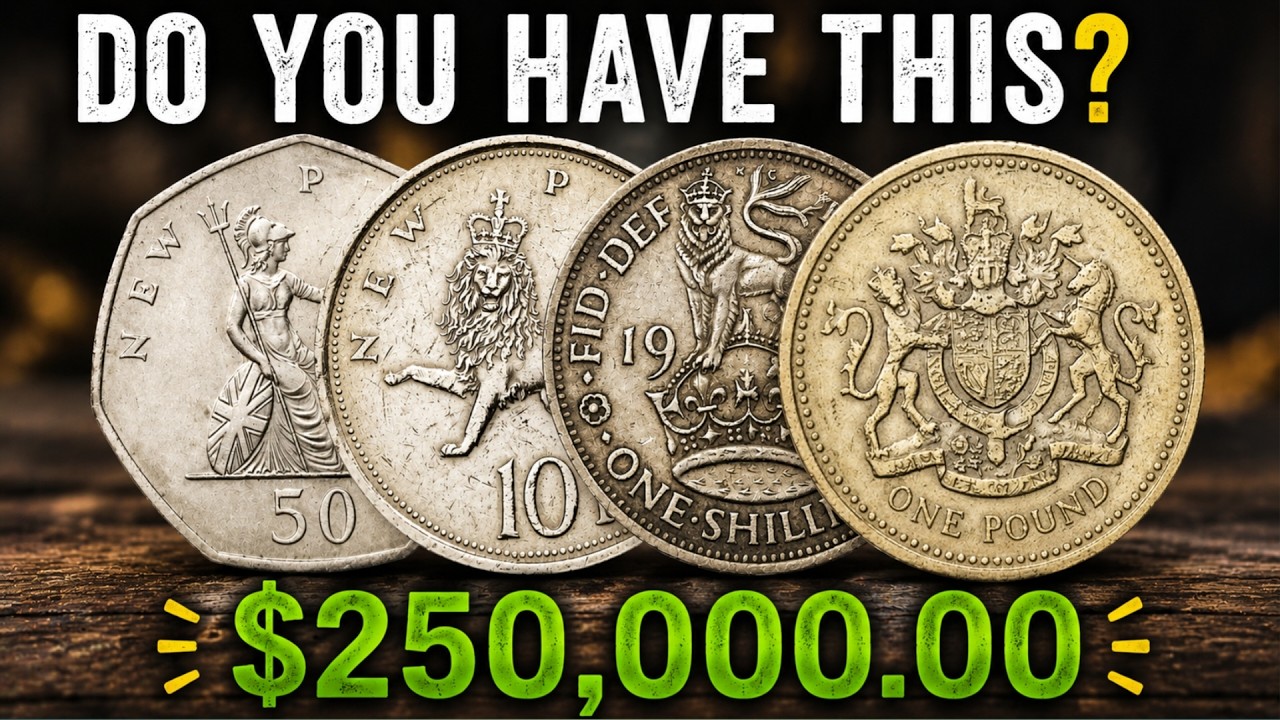 Top 4 Most Valuable British Coins to Look For | Rare UK Coins Worth Money