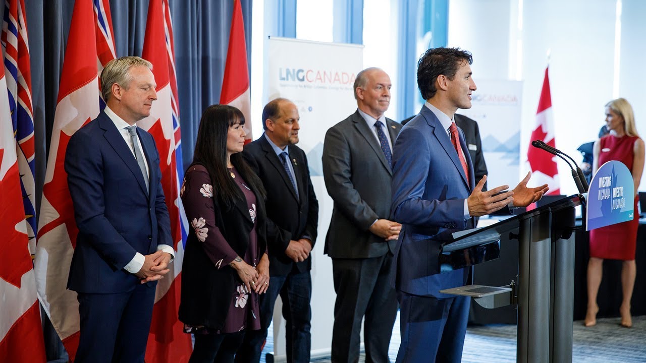 Prime Minister Trudeau delivers remarks about LNG Canada's $40 billion investment
