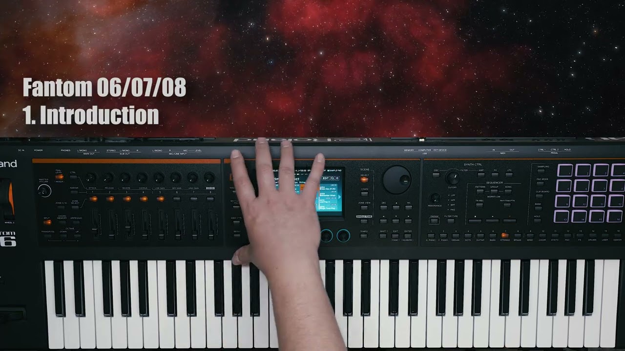 Roland Fantom 06/07/08 : Lesson 1-Introduction Tutorial Set