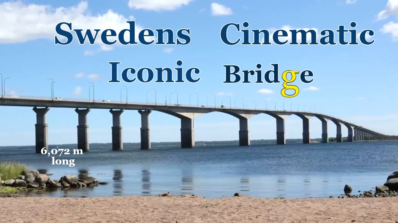 Driving on The Cinematic Ölandsbron # Among the longest Bridges In Europe.