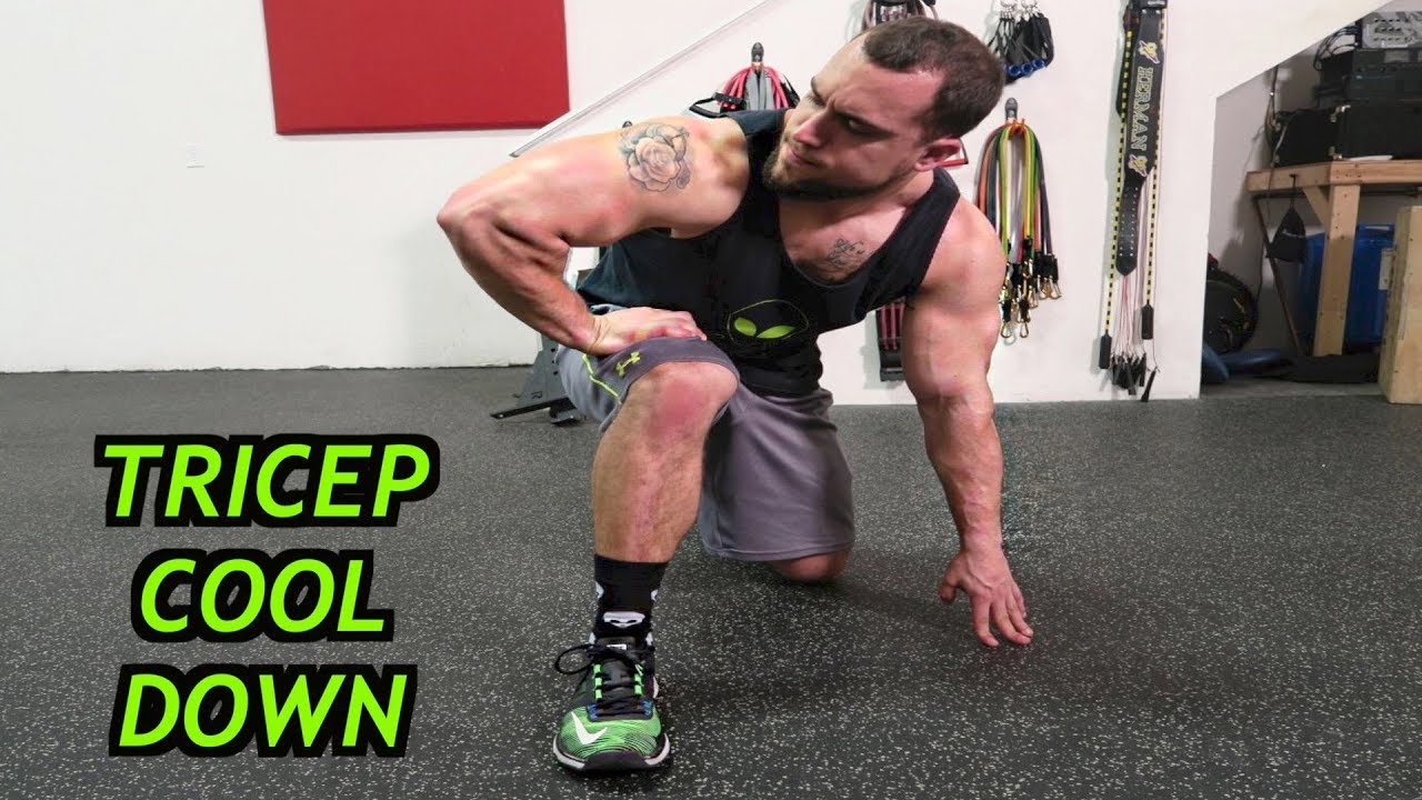 5 Minute Tricep Static Stretching Routine | Cool Down