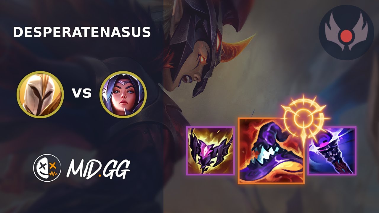 MID.GG: [ DesperateNasus ] Kayle MID vs Irelia | EUNE GRANDMASTER | LOL Season 2025