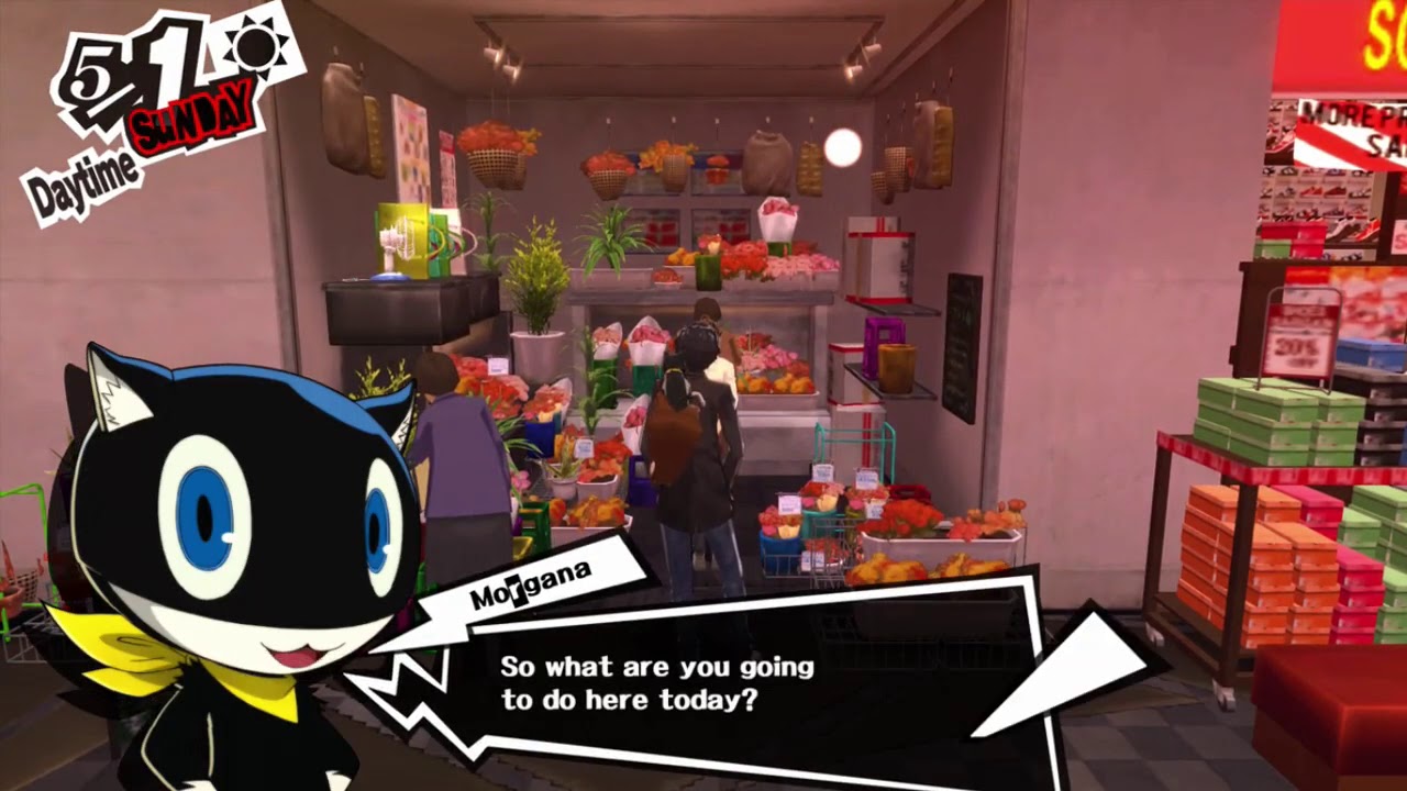 Flower Shop Job | Persona 5 Part 33