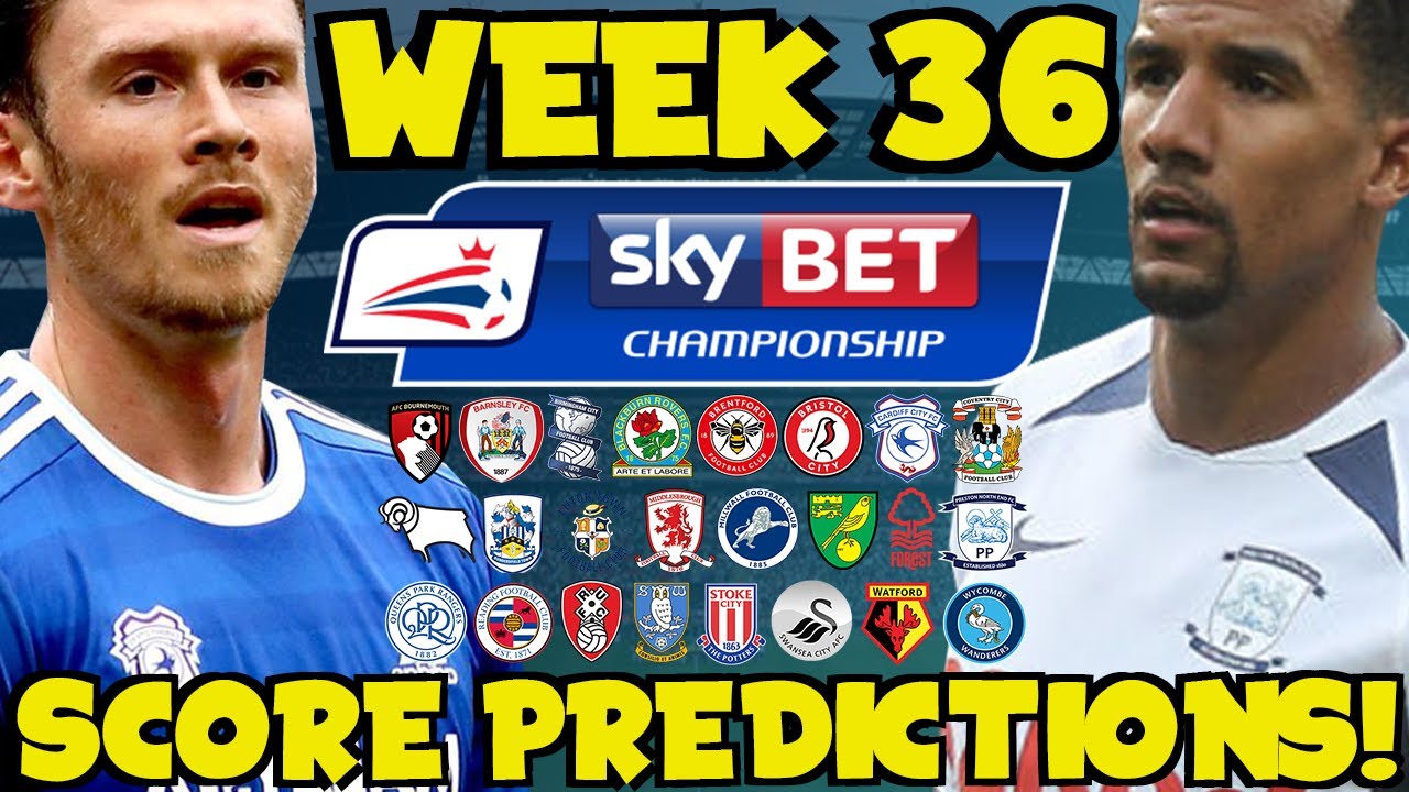 My Championship Week 36 Score Predictions! What Will Happen This Weekend?!