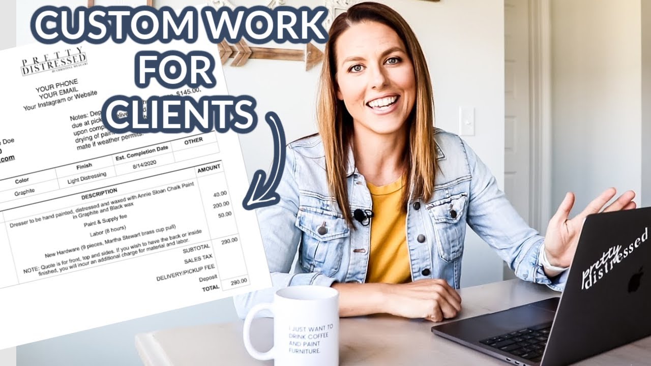 Charging Clients for Custom Work | How to Make Money Flipping Furniture Episode 2