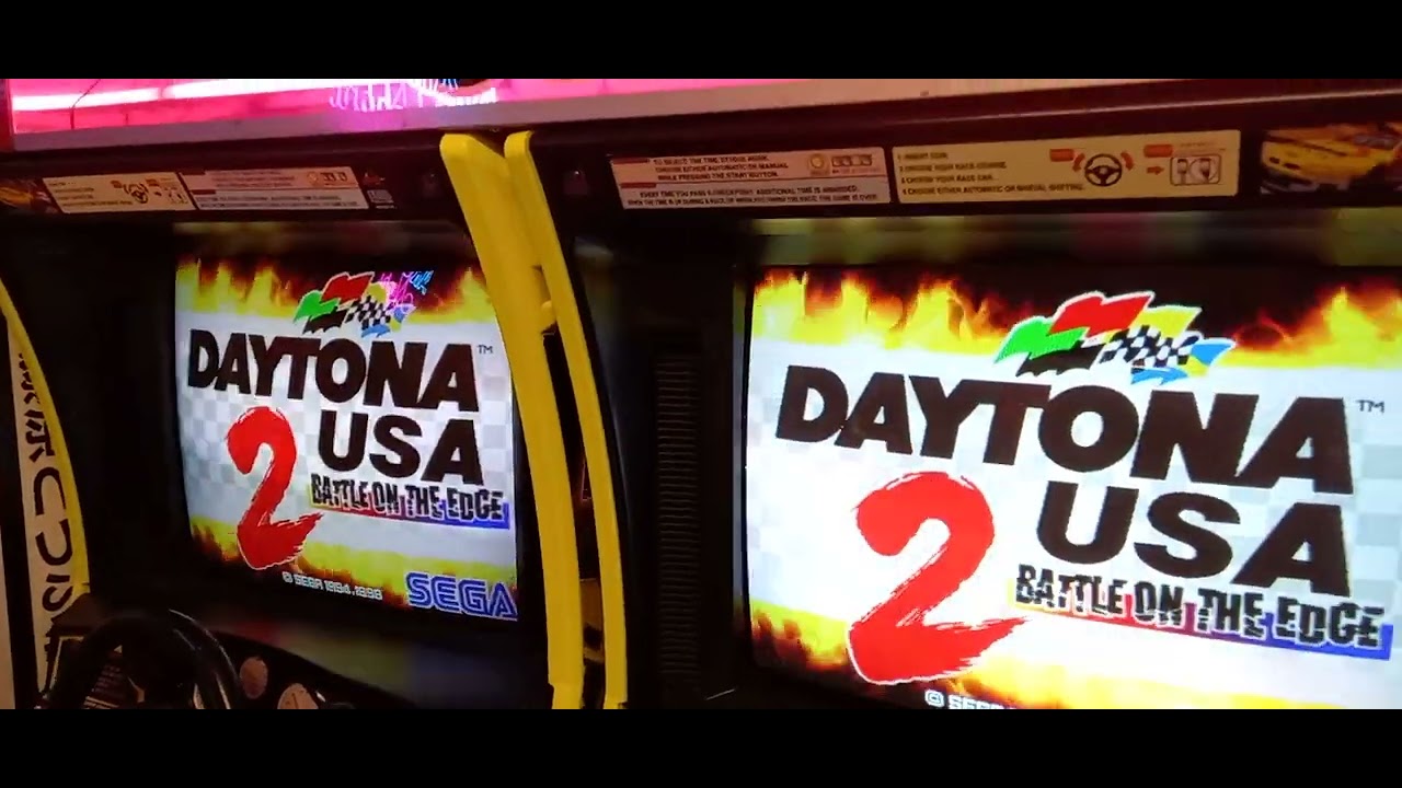 Sega Daytona USA 2 Battle On The Edge Resto Complete