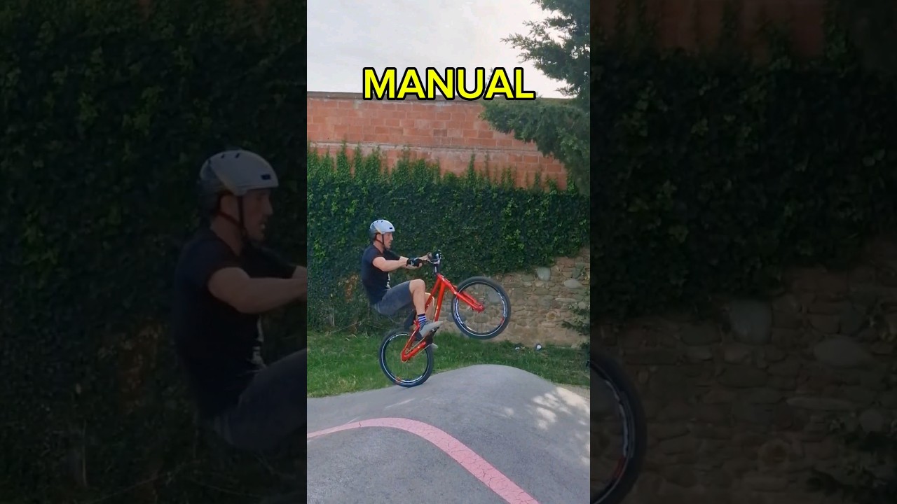 Learn this 🔥  #bmx #pumptrack #bike #wheeling #jump #bici