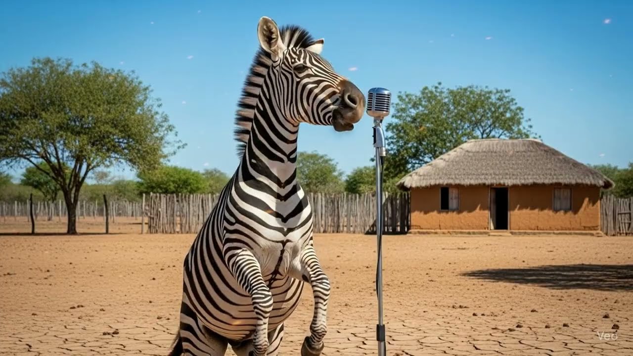 OXE Zebra cantando FORRÓ no SERTÃO? 🌵
